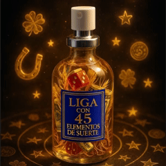Perfume liga 45 elementos suerte